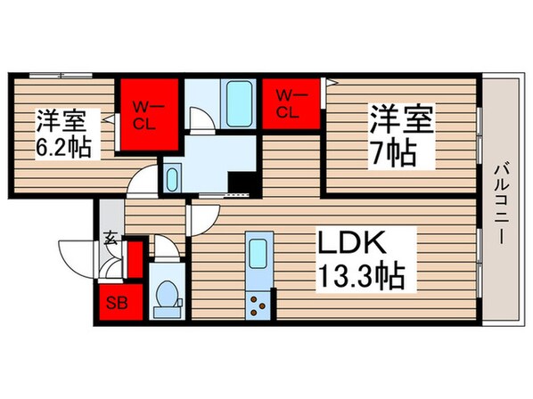 仮)ルミノサ・ファミリアAの物件間取画像